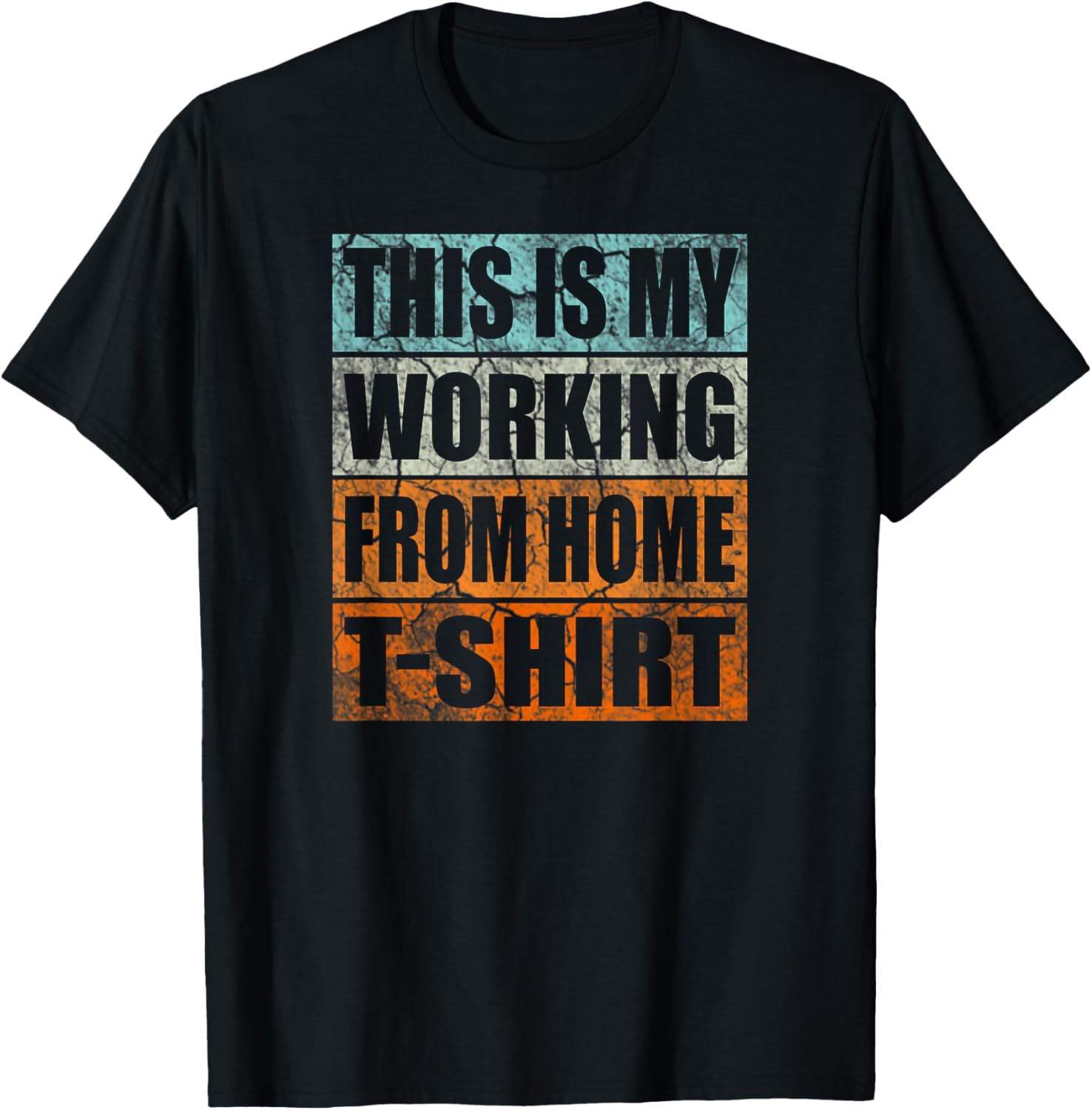 Retro Vintage Remote Employee Theme - My Working from Home T-Shirt - Image 2